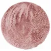 Image de Thedecofactory - Neo Yoga - Tapis Salon Lavable À Base Fine Et Souple Extra Doux Rose Diam.120