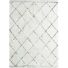 Image de Les Tendances - Berbere Losange - Tapis Salon Berbère En Coton Motifs Losanges Écru Naturel 120x170