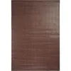 Image de Thedecofactory - Skin - Tapis En Simili Cuir Chocolat 55x85