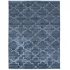 Image de Thedecofactory - Vintage Relief - Tapis Extérieur Intérieur À Motifs Arabesques Bleu 133x180