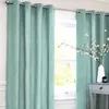 Image de Cotton Look - Rideau En Polycoton Bleu Clair 140x250