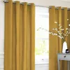 Image de Cotton Look - Rideau En Polycoton Jaune 140x250