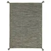 Image de Thedecofactory - Sahara - Tapis Salon 100% Coton Tissé Et Tressé Marron 190x290