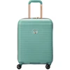 Image de DELSEY PARIS trolley Meteor 2.0 (Freestyle) 4 Double Rolls Cabin Trolley Slim Line 55 Mandel turquoise 53cm