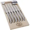 Image de Coffret de 6 couteaux à steak laguiole inox - Jean Dubost - L0060014D32175 -
