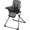 Image de Bebeconfort Lily, chaise haute pour bébé, 6 mois à 3 ans, 9 à 15 kg, pliable et ultra-compacte, chaise haute légère (4 kg), facile à nettoyer, gris minéral