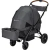 Image de Bebeconfort Helios, poussette 2 en 1 dès la naissance, 0-4 ans, 0-22 kg, 2 sièges opposés, pliage compact, Mineral Graphite