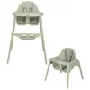 Image de Siège haute Meely 2-en-1 de Bébé Confort, convertible, couleur vert minéral   pour les bébés de 6 mois à 3 ans, jusqu'à 15 kg, avec système de harnais à 5 points et plateau amovible