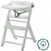 Image de Chaise haute évolutive Bebeconfort Timba 2, à partir de 6 mois, jusqu'à 110 kg, chaise haute ergonomique en bois pour bébés et enfants, assise et repose-pieds réglables, blanche