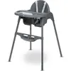 Image de Bebeconfort Meely Chaise haute 2 en 1, chaise haute à partir de 6 mois, chaise haute transformable, de 6 mois à environ 3 ans, jusqu'à 15 kg, Dark Grey