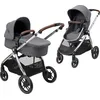 Image de Maxi-Cosi Zelia 3 Luxe, pare-soleil, poussette double, unisexe, inclinable, noir, gris, argent