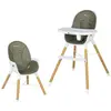 Image de Chaise haute Bebeconfort Avista 2 en 1, chaise haute à partir de 6 mois, chaise haute convertible, de 6 mois à environ 6 ans, jusqu'à 30 kg, vert minéral
