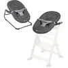 Image de Bebeconfort Timba Baby, transat 2 en 1, 0-6 mois, set nouveau-né pour chaise haute Timba Baby, 2 positions de couchage, harnais 3 points, Tinted Graphite