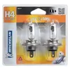 Image de 2 ampoules Michelin Life +100 % H4 feux de route 12 V 60/55 W P43t halogène 008714