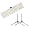 Image de Rowenta ZR740003, Filtre à poussière et 2 brossettes latérales, Haute efficacité, Compatibles avec Les aspirateurs Robot Explorer Série 60, Blanc/Gris en occasion ou reconditionné