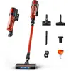Image de Rowenta RH1872, aspirateur balai 4-en-1, sans sac, rouge, 1 l, pour déchets secs, cyclonique
