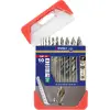 Image de 10 forets métaux Premium TSP HSS taillés meulés - affûtage étagé - Ø 1 à 10 mm - TIVOLY - 11457070001