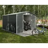 Image de Trigano - Abri De Jardin Métal Anthracite 8,25 M² + Kit D'Ancrage