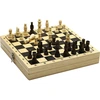 Image de Jeu d'échecs et de dames en bois dans la boîte