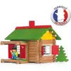 Image de Jeujura Mon Chalet en Bois 100 pièces Montage à assembler soi-même Rouge - Neuf