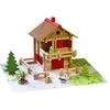 Image de Jeujura Jeu de construction en bois 215 pièces Grand chalet alpin