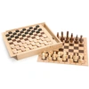 Image de Jeu d'échecs et de dames dans une boîte en bois
