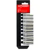 Image de 9 Douilles Longues 6 Pans 1/4' Autobest