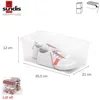 Image de Sundis Lot De 6 Boîtes Plastique Transparent Sundis, 6l, L.35.5 X P.20.5 X H.12 Cm