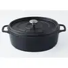 Image de Daubière En Fonte Émaillée 33cm Noir Mat - Invicta - Puv403331