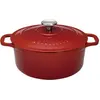 Image de Cocotte Fonte Ronde 16cm Rubis Fonte émaillée, Rétention Chaleur - Chasseur