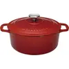 Image de Cocotte ronde en fonte émaillée 28cm rubis - Chasseur - PUC472858 -