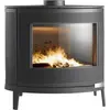 Image de Poêle à bois fonte 9kw anthracite - Invicta - P647844 - kaori