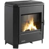 Image de Pôele à bois fonte 8kw noir - Invicta - P916244 - carolo