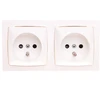 Image de OTEO Prise double w/u 16A avec volets roulants blanc 086076