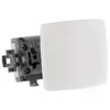 Image de Poussoir 6A Appareillage saillie composable blanc