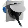 Image de Prise De Sol Inox Étanche Ip44 Avec Clapet De Protection + Boite À Encastrer - Legrand