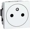 Image de Prise De Courant Surface Mosaic 2 Modules - Blanc - Legrand