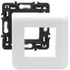 Image de Legrand 099675 Mosaic Plaque Support pour 2 Modules Fixation à vis, Blanc en occasion ou reconditionné