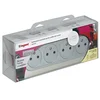 Image de LEGRAND - Prise Electrique Quadruple avec Plaque + Boîte à Encastrer Céliane Surface - Bloc 4 Prises avec Socles Rétractables - Fabriqué En France - Titane en occasion ou reconditionné