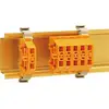 Image de Hager - Mini Borne Sur Rail Din 2,5mm² 24a/300v Sans Base De Montage Orange K89300