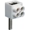 Image de Borne De Raccordement 1 Pôle Languette 2 Câbles 16mm²   Arrivées Latérales Pour Repiquage   Pour Disjoncteurs À Vis   Hager
