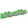 Image de Hager - Borne En Laiton 1x25² 8x10² 8x16² Avec Base De Montage Couleur Vert Km17e