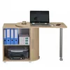 Image de Bureau Chêne Table Pivotante Et Rangement - Coloris: Chêne Naturel