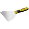 Image de Spatule / Couteau De Plâtrier - Lame 125 Mm En Inox - Poignée Bimatière - Stanley, Stht0-05799