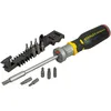 Image de Stanley   Tournevis À Cliquet Led 12 Embouts   Cliquet Fin 45 Dents   Tête Magnétique Pour Espaces Confinés   Fmht062689