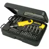 Image de Stanley - Tournevis Porte-embouts Pistolet Articulé À Cliquet - 0-63-022 - Coffret De 24 Embouts