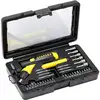 Image de Stanley - Coffret 40 Pièces Tournevis À Cliquet Et Accessoires 0-63-038 - Tournevis Articulé 3 Positions Pour Visser En Tout Confort