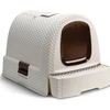 Image de Curver Toilet For Cats Rattan Vintage - Mocha 00615-P16