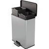 Image de Odpadkový ko Curver Deco Bin Duo 26 l + 26 l stíbrný