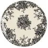 Image de 6 X Assiettes Plates Florali - 19.5cm - Grès - Novastyl